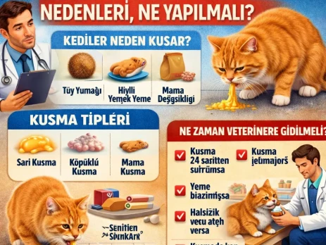 kedim kusuyor neden